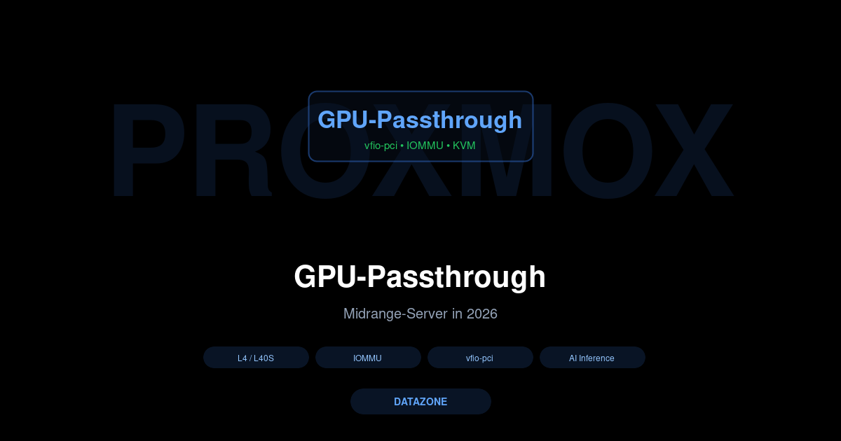 Proxmox GPU Passthrough on Mid-Range Servers: Which Cards Are Worth It ...